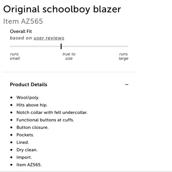 J.Crew | Original Schoolboy Blazer Camel NWOT - Picture 9 of 9